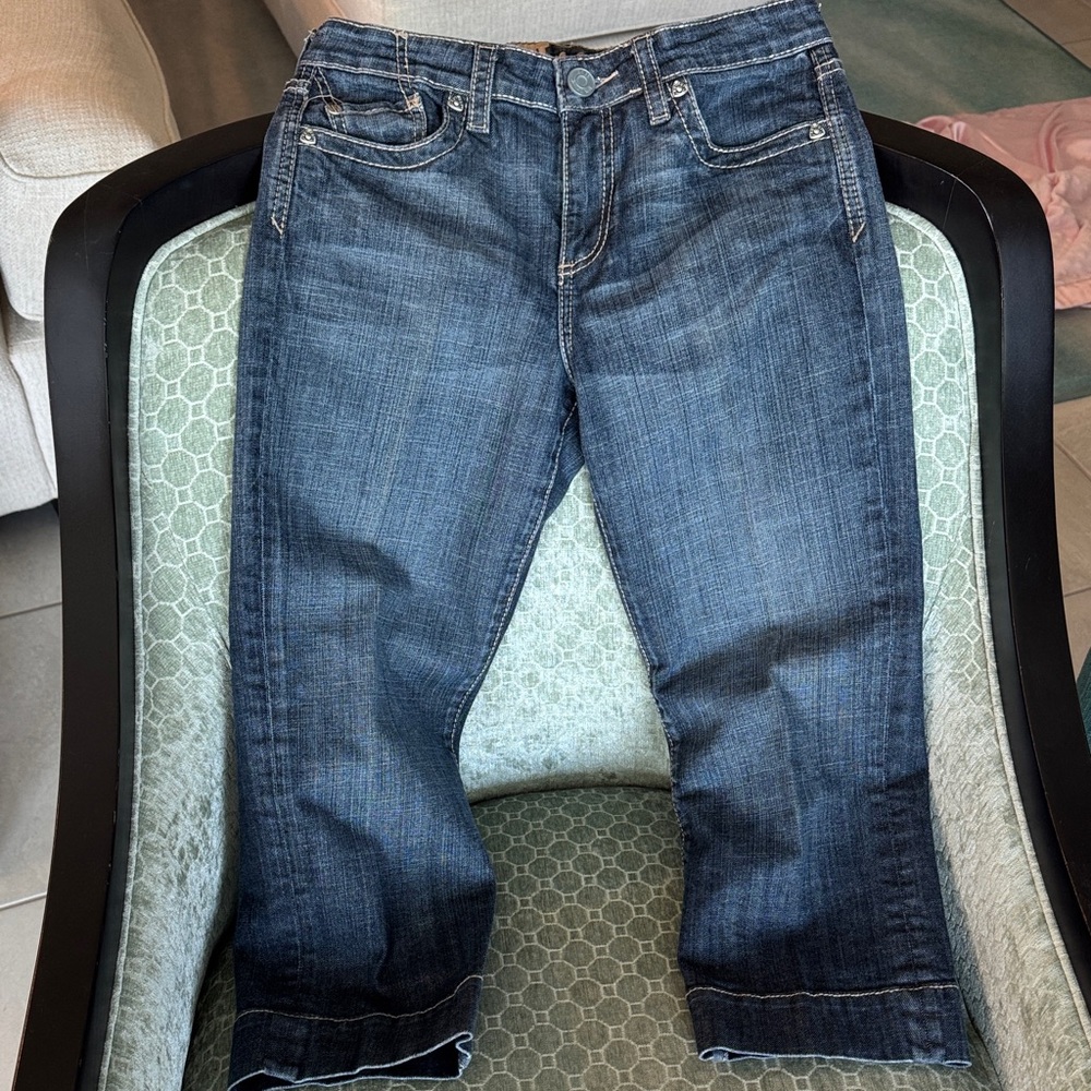 Kut from the Kloth Dark Wash Cropped Jeans